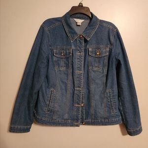 Christopher & Banks Large Denim Jacket